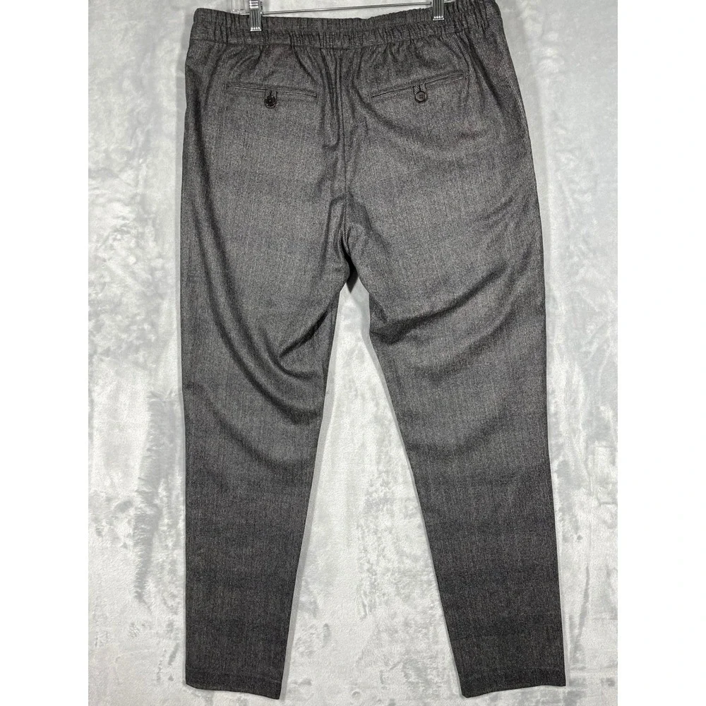 Banana Republic Vitale Barberis Canonico Wool Flannel 120s Pants Grey Tall L